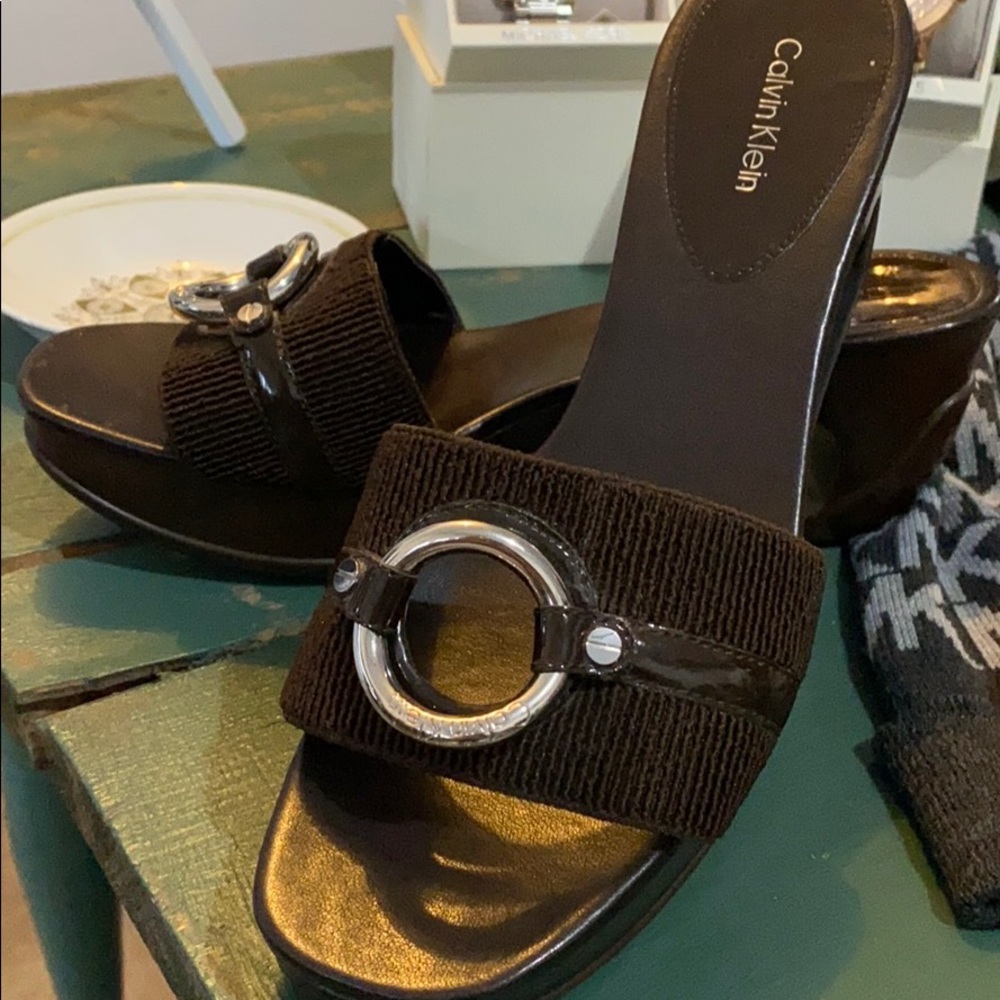 Super cute Calvin Klein sandals
